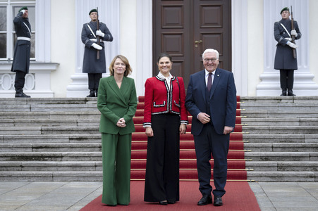 Begrüßung der Kronprinzessin Victoria von Schweden in Berlin