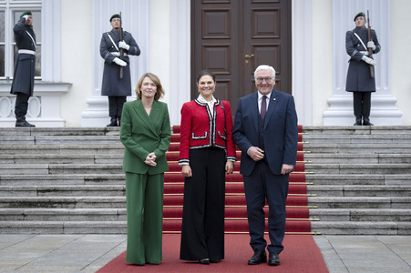Begrüßung der Kronprinzessin Victoria von Schweden in Berlin
