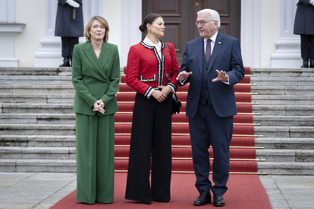 Begrüßung der Kronprinzessin Victoria von Schweden in Berlin