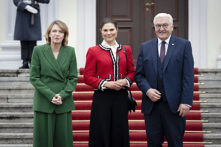 Begrüßung der Kronprinzessin Victoria von Schweden in Berlin
