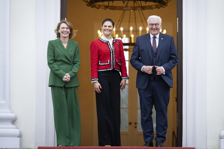 Begrüßung der Kronprinzessin Victoria von Schweden in Berlin