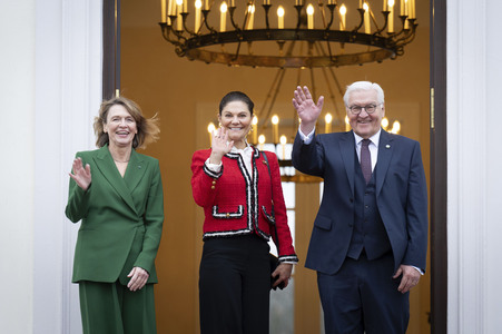 Begrüßung der Kronprinzessin Victoria von Schweden in Berlin