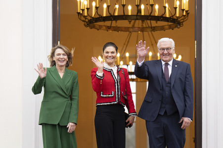 Begrüßung der Kronprinzessin Victoria von Schweden in Berlin