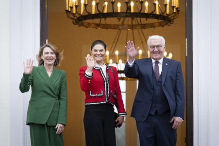 Begrüßung der Kronprinzessin Victoria von Schweden in Berlin