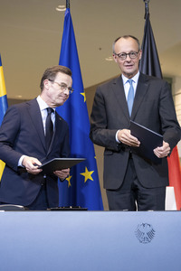 Unterzeichnung der deutsch-schwedischen Innovationspartnerschaft in Berlin