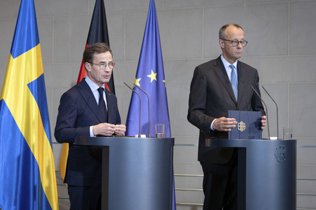 Unterzeichnung der deutsch-schwedischen Innovationspartnerschaft in Berlin