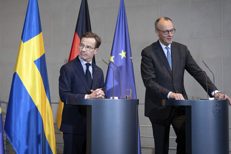 Unterzeichnung der deutsch-schwedischen Innovationspartnerschaft in Berlin