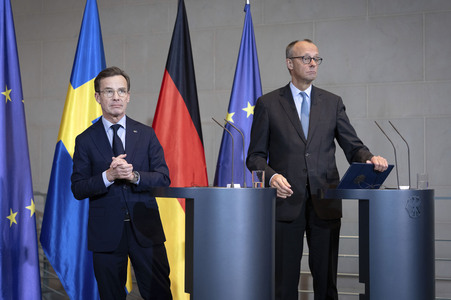 Unterzeichnung der deutsch-schwedischen Innovationspartnerschaft in Berlin