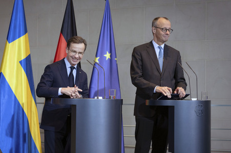 Unterzeichnung der deutsch-schwedischen Innovationspartnerschaft in Berlin