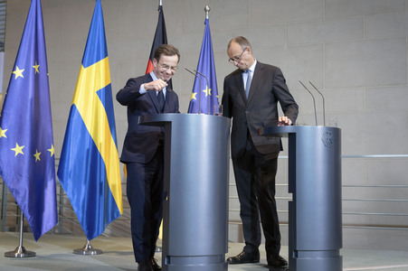 Unterzeichnung der deutsch-schwedischen Innovationspartnerschaft in Berlin