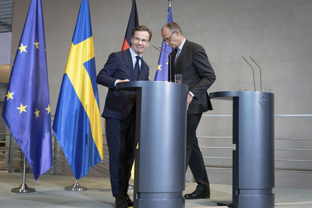 Unterzeichnung der deutsch-schwedischen Innovationspartnerschaft in Berlin