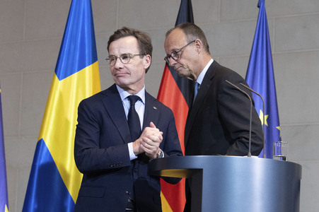 Unterzeichnung der deutsch-schwedischen Innovationspartnerschaft in Berlin