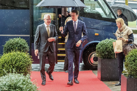 Empfang des Gouverneurs von Minnesota in Düsseldorf