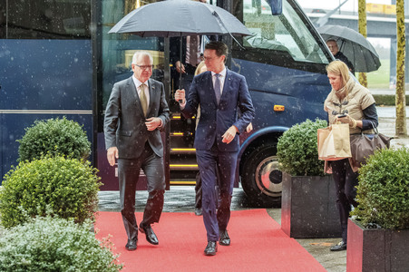 Empfang des Gouverneurs von Minnesota in Düsseldorf