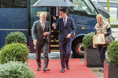 Empfang des Gouverneurs von Minnesota in Düsseldorf