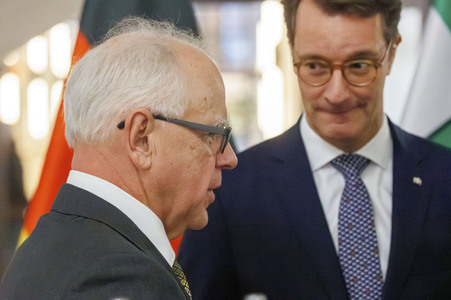 Empfang des Gouverneurs von Minnesota in Düsseldorf