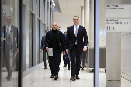 Fraktionssitzung der CDU/CSU-Bundestagsfraktion in Berlin