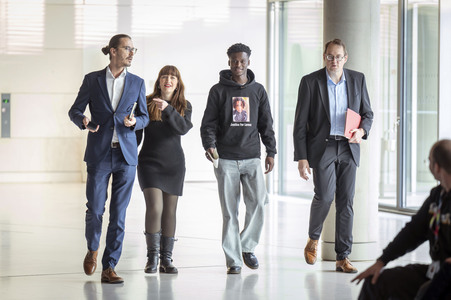 Fraktionssitzung der Bundestagsfraktion der Partei Die Linke in Berlin