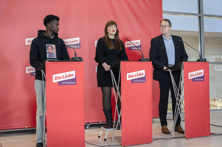 Fraktionssitzung der Bundestagsfraktion der Partei Die Linke in Berlin