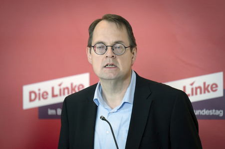 Fraktionssitzung der Bundestagsfraktion der Partei Die Linke in Berlin