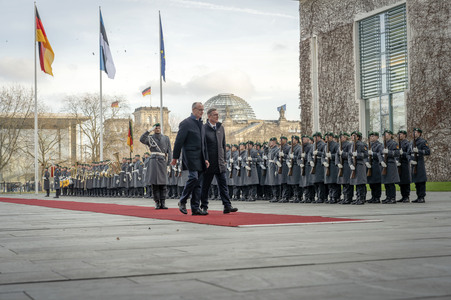 Empfang des Premierministers von Estland in Berlin