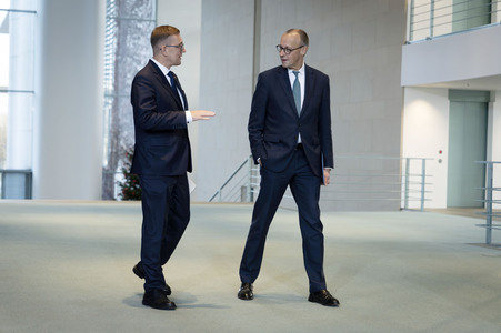 Empfang des Premierministers von Estland in Berlin