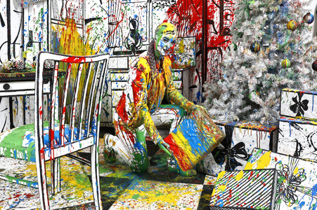 BODYART: Bunte Weihnacht / Colour Christmas Splash