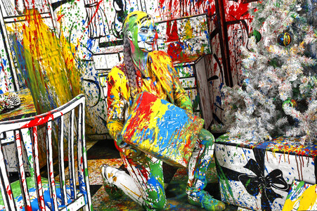 BODYART: Bunte Weihnacht / Colour Christmas Splash