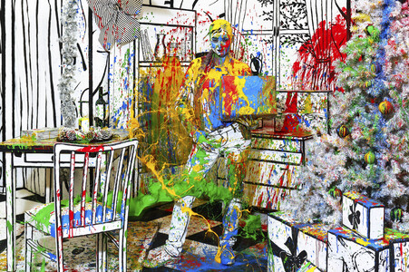 BODYART: Bunte Weihnacht / Colour Christmas Splash