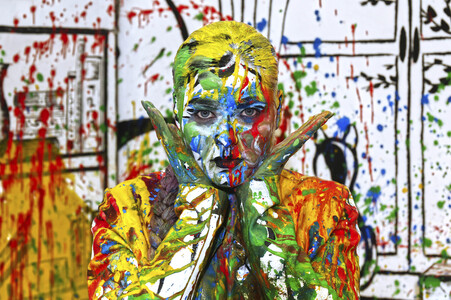 BODYART: Bunte Weihnacht / Colour Christmas Splash