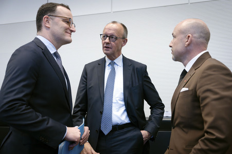 Fraktionssitzung der CDU/CSU-Bundestagsfraktion in Berlin