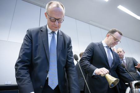 Fraktionssitzung der CDU/CSU-Bundestagsfraktion in Berlin