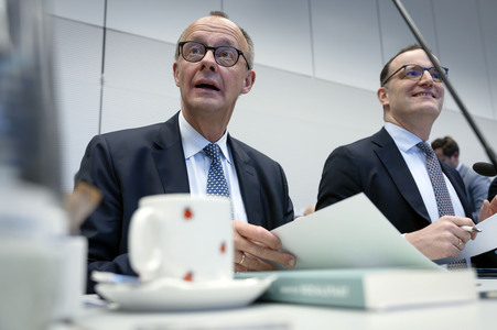 Fraktionssitzung der CDU/CSU-Bundestagsfraktion in Berlin