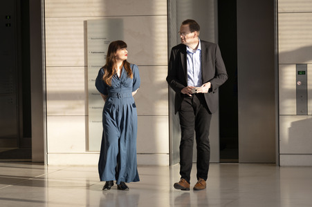 Fraktionssitzung der Bundestagsfraktion der Partei Die Linke in Berlin