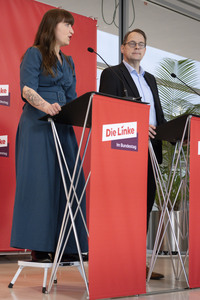 Fraktionssitzung der Bundestagsfraktion der Partei Die Linke in Berlin