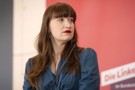 Fraktionssitzung der Bundestagsfraktion der Partei Die Linke in Berlin