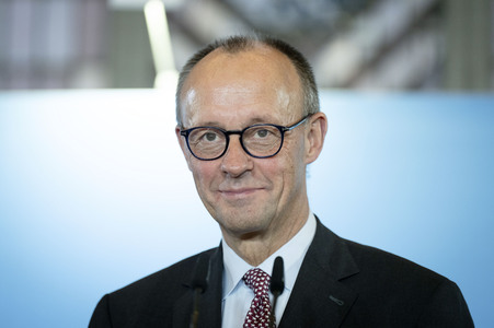 Antrittsbesuch von Bundeskanzler Friedrich Merz im Roten Rathaus in Berlin