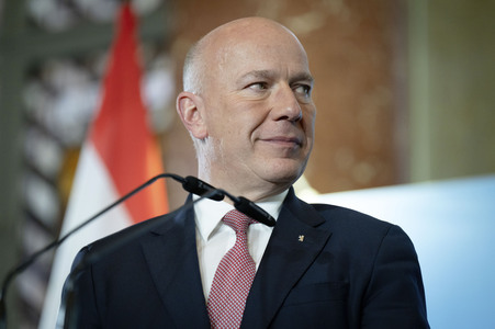 Antrittsbesuch von Bundeskanzler Friedrich Merz im Roten Rathaus in Berlin