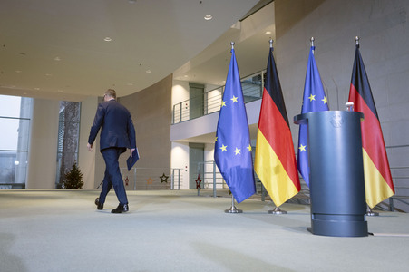 Pressestatement von Friedrich Merz in Berlin