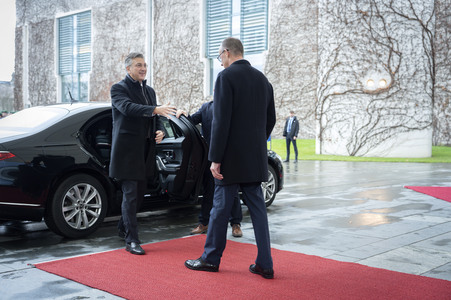 Empfang des Premierministers von Kroatien in Berlin