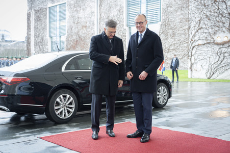 Empfang des Premierministers von Kroatien in Berlin