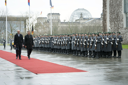 Empfang des Premierministers von Kroatien in Berlin
