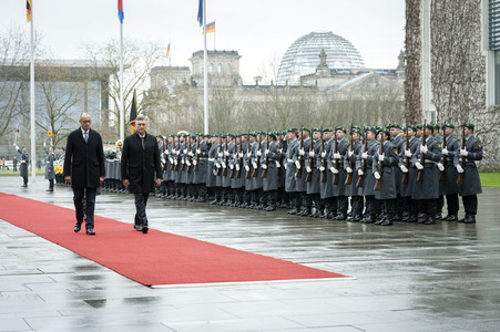 Empfang des Premierministers von Kroatien in Berlin