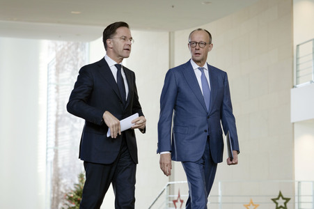 Empfang des NATO-Generalsekretärs in Berlin