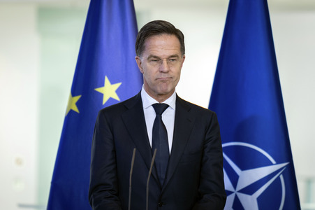 Empfang des NATO-Generalsekretärs in Berlin