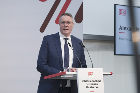 Inbetriebnahme der neuen Ahrtalbahn