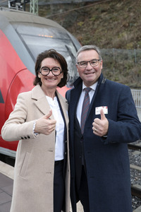 Inbetriebnahme der neuen Ahrtalbahn