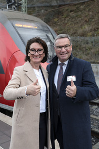 Inbetriebnahme der neuen Ahrtalbahn