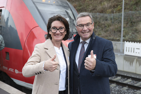 Inbetriebnahme der neuen Ahrtalbahn
