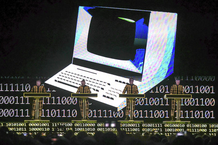 Konzert von Kraftwerk in Düsseldorf